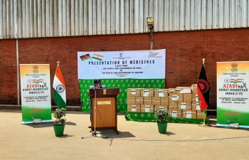India donates Covid related essential medicines and equipment to Malawi